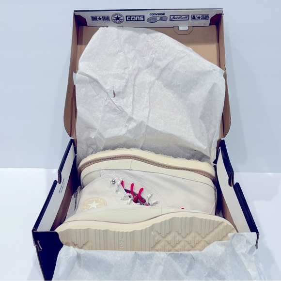 CONVERSE Off-White Unisex Chuck Taylor Crafted Boots Size 8Mens / 9.5Womens‎ - Picture 3 of 8